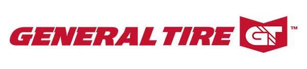 General Tire logo with red lettering and shield
